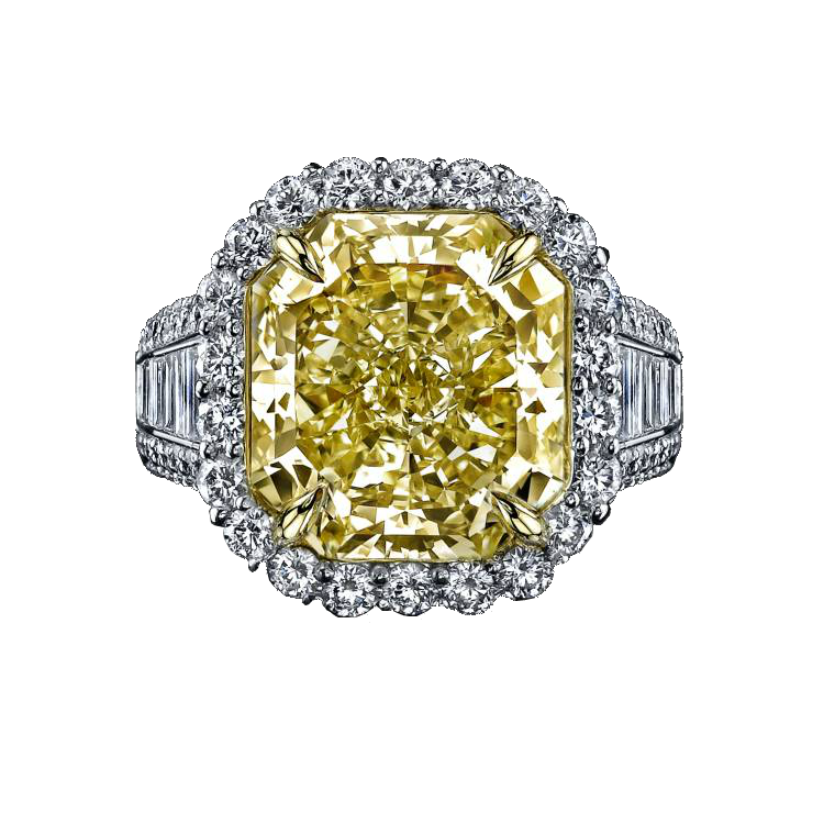A Canary Diamond Ring
