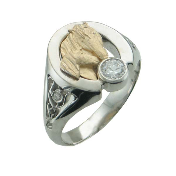 Finished Horseshoe Ring