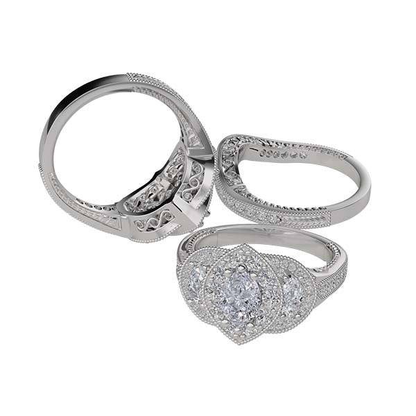 Sencindiver 3-Stone Halo V2 b