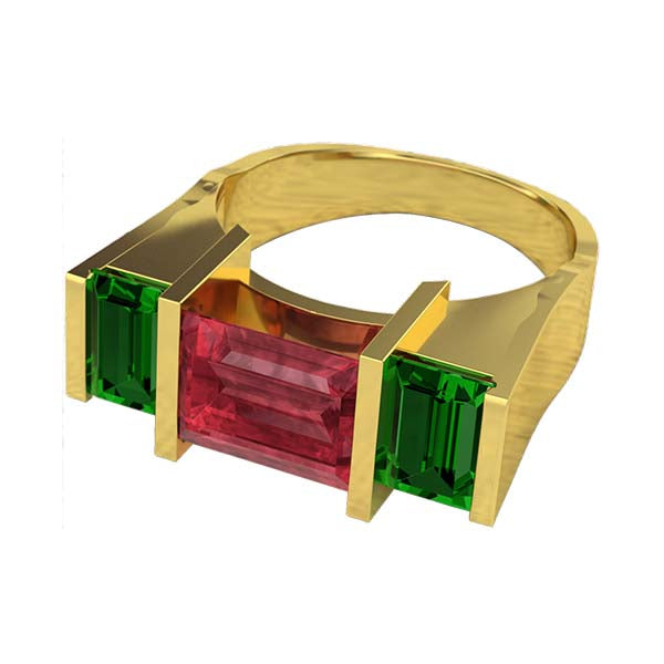 Tourmaline 3-Stone LITE