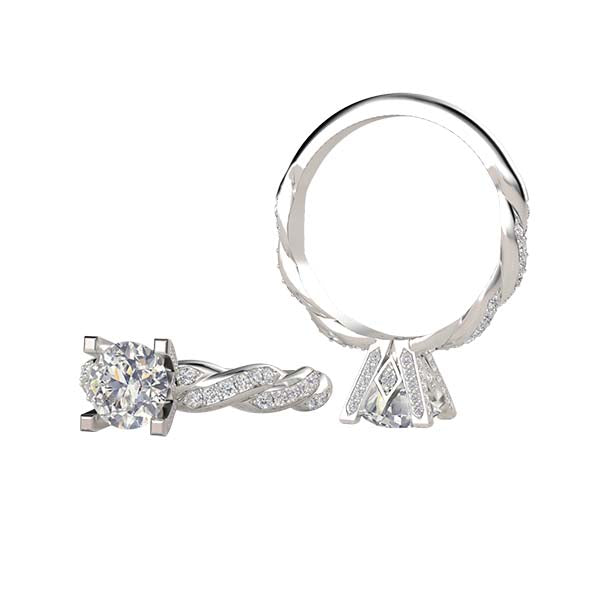 Twist Shank Solitaire V3