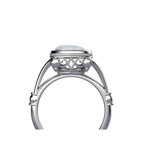 Vintage Bezel Eng Opal V2 Thru Finger